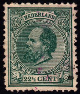 Netherlands 1888 King William 22.5 Catalog 50 Euro