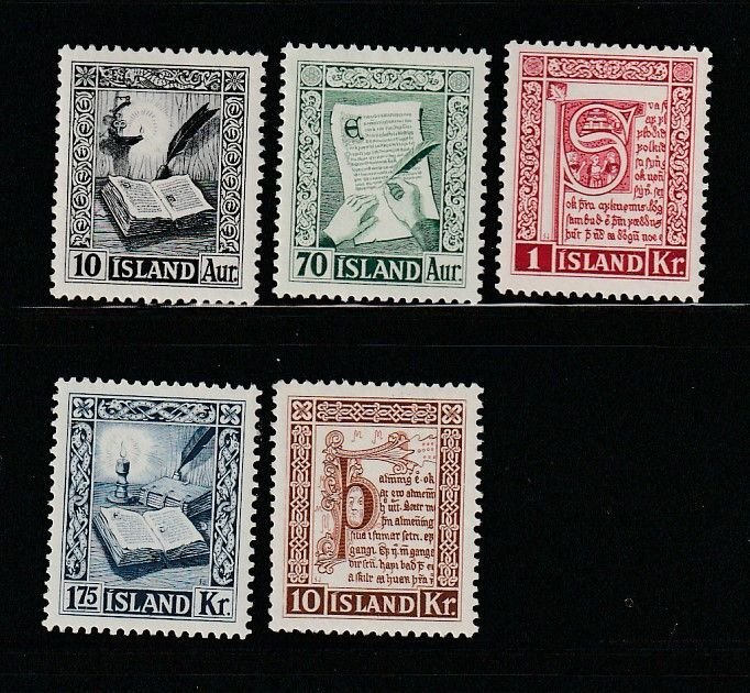 Iceland 278-282 Set MH Reykjabok