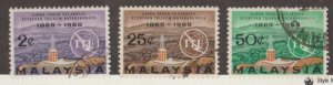 Malaysia Scott #12-13-14 Stamp - Used Set