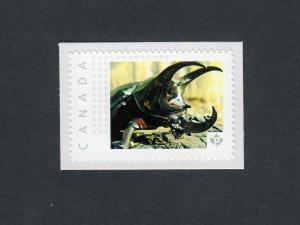 RHINO BEETLE, bug insects picture postage stamp MNH Canada 2013 [p4i4/3]