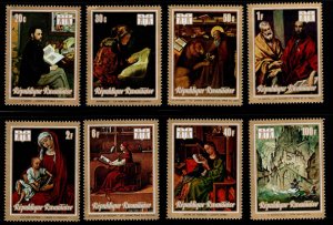 RWANDA Scott 506-513 MNH**  Art with books and reading topical stamp set