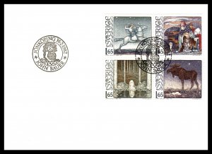 Sweden 1395a U/A FDC