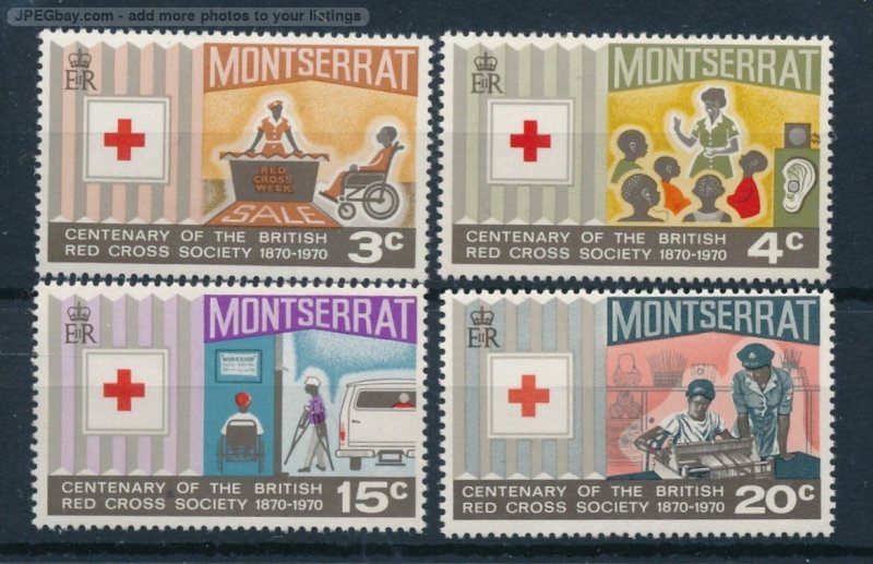 [121400] Montserrat 1970 British Red Cross Society Centenary  MNH