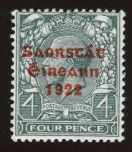 Ireland Scott 50 MH* overprint stamp from 1922-1923