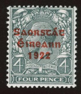 Ireland Scott 50 MH* overprint stamp from 1922-1923