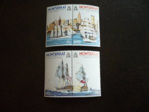 Stamps - Montserrat - Scott# 359a, 361a - Mint Never Hinged Part Set of 4 Stamps