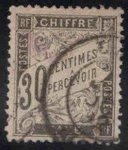 France Scott J19 Used postage due