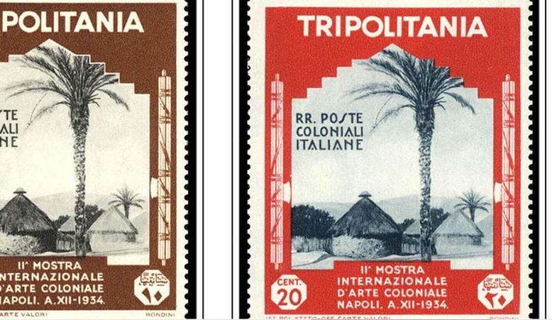 COLOR PRINTED TRIPOLITANIA 1923-1938 STAMP ALBUM PAGES (23 illustrated pages)