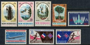 New Hebrides, Br. #130-7* NH  CV $2.45