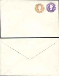 ESCP899 3d Violet and 1/- Brown Stamped to Order Envelope Mint