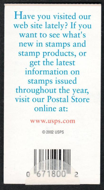 US BK288 MNH (Unexploded) CV $5.00