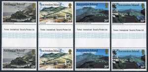 Ascension 269-272 gutter pairs,MNH.Michel 271-274. Green Mountain Farm 1981.