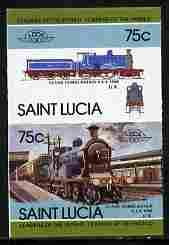 St Lucia 1985 Locomotives #4 (Leaders of the World) 75c '...