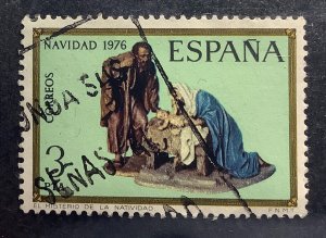 Spain 1976 Scott 2007 used - 3p,  Nativity, Christmas