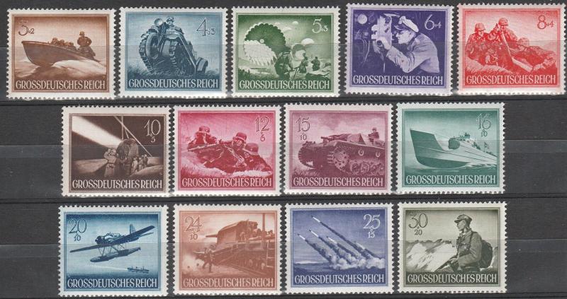 Germany #B257-69 MNH F-VF CV $17.00 (S156L)