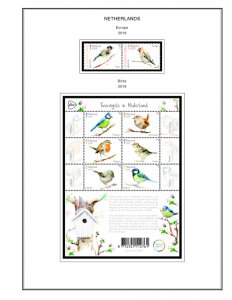 COLOR PRINTED NETHERLANDS 2011-2020 STAMP ALBUM PAGES (159 illustrated pages)