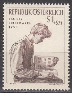 Austria - 1955 Stamp Collector - MLH  (9566)