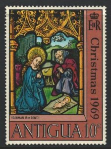 Antigua Sc#225 MH - paper adhesion reverse