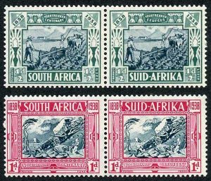 South Africa SG76/79 1938 KGVI Set of 4 in Pairs U/M