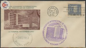 Cuba 1953 Scott 513 | First Day Cover | CU19701