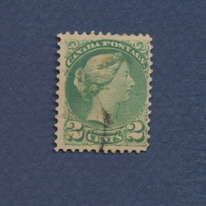 CANADA - Scott 35 - used - 2 cent Queen Victoria - 1870