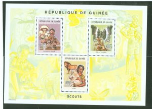 Guinea # Mint (NH) Souvenir Sheet (Scouts)