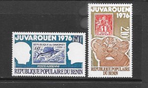 FISH - BENIN #C255-6  MNH