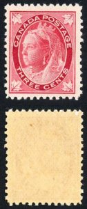 Canada SG145 3c Carmine U/M (MNH) cat 65 +++ pounds