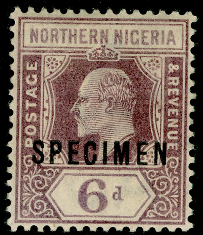 NORTHERN NIGERIA SG15s, 6d dull purple & violet, M MINT. SPECIMEN