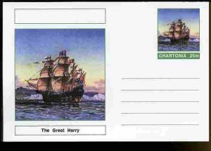 CHARTONIA, Fantasy - The Great Harry - Postal Stationery Card...