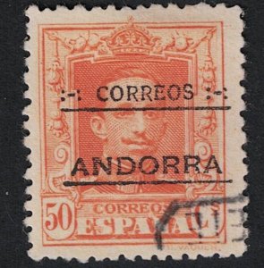 Spanish Andorra SC# 9 Used - S17963