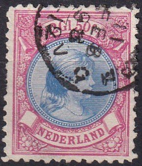 Netherlands #53   F-VF Used  CV $130.00  (Z1212)