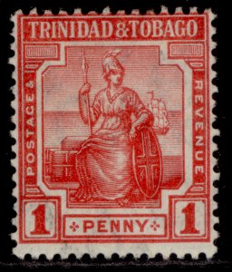 TRINIDAD & TOBAGO GV SG150, 1d bright red, LH MINT.