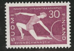 FINLAND SUOMI Scott 365 MNH** 1959 Gymnast stamp