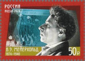 Russia Russland 2024 Meyerhold Famous theater director and teacher stamp MNH