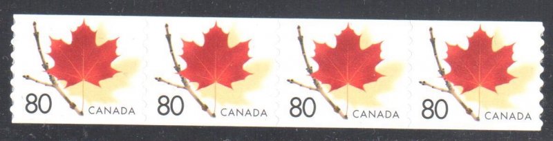 Canada #2009 mint NH --Coil Strip of 4