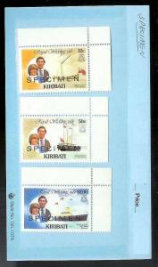 KIRIBATI Royal Wedding 1981 SPECIMEN Set ALL MNH