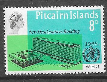 Pitcairn Islands #62 WHO New Headquaters  (MNH) CV$4.50