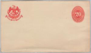 52241  - MEXICO -  POSTAL STATIONERY COVER  - Higgings & Gage  # 38  EAGLES Bird