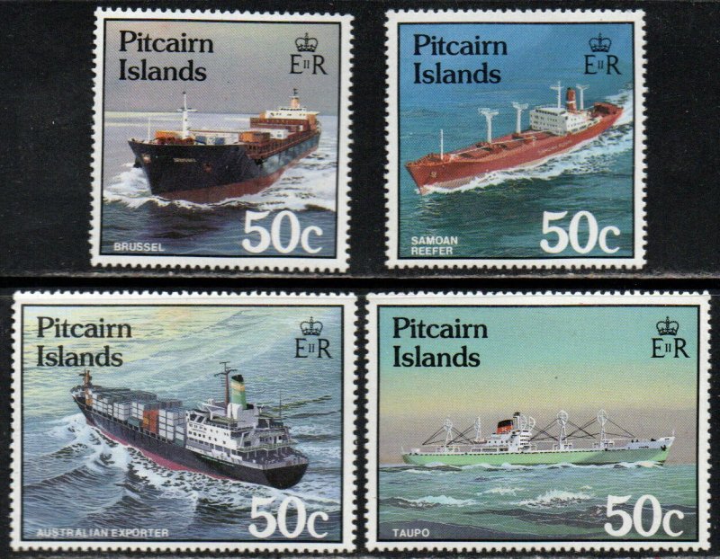 Pitcairn Islands Sc #281-284 MNH