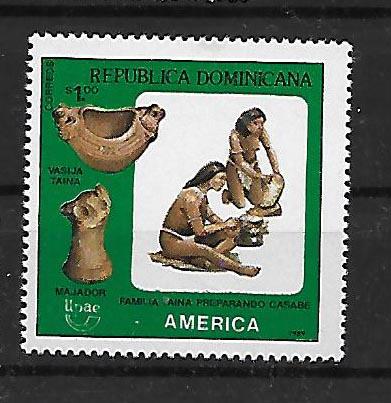 DOMINICAN REPUBLIC STAMP MNH #17JULIOA35