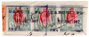(I.B) Orange River Colony Revenue : Duty Stamp 6/-