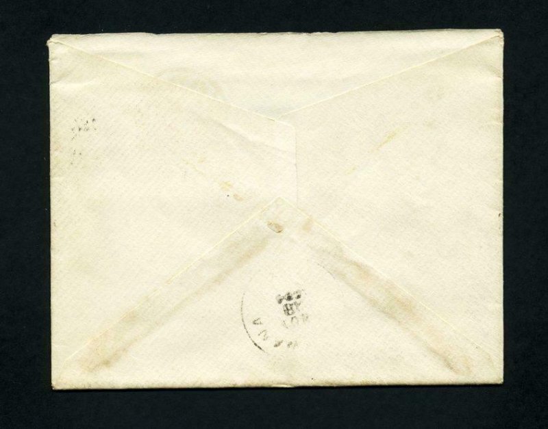 Cover from Brooklyn, NY to Oscawana, NY with sister letter inside - 11-22-1894