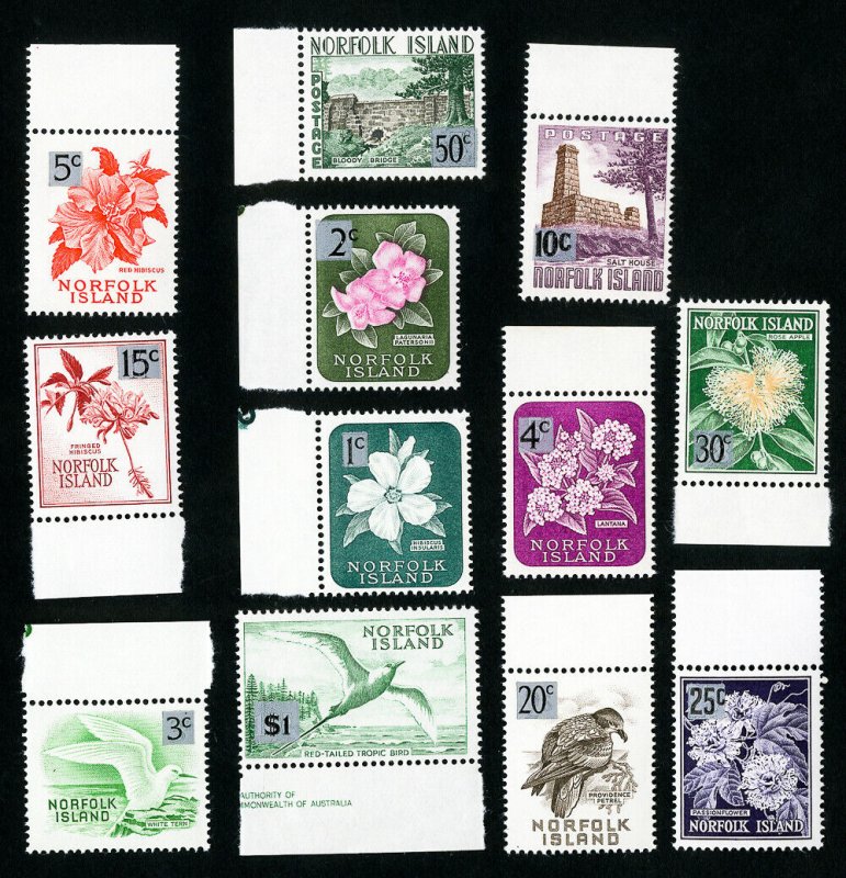 Norfolk Island Stamps # 71-82 VF OG NH