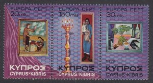 Cyprus 436-8 Europa Paintings mnh