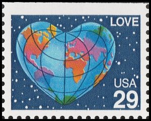 US 2536 Love 29c single (1 stamp) MNH 1991 