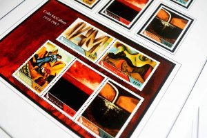 COLOR PRINTED NEW ZEALAND 2016-2020 STAMP ALBUM PAGES (103 illustrated pages)