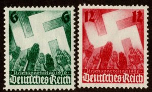 Germany Scott 479-480 Unused lightly hinged.