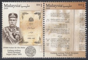 Malaysia 2021 - Constitution of Johore