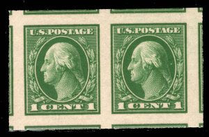 MOMEN: US STAMPS #408 PAIR MINT OG NH PSE GRADED CERT GEM-100J LOT #89381